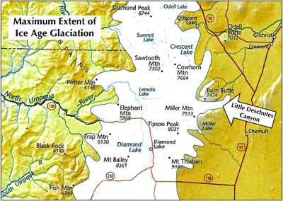 Map of Maximum Extent of Glaciation